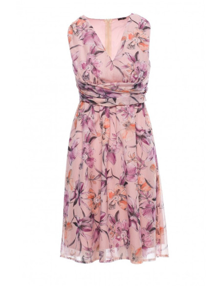 S225 Šifoninė suknelė be rankovių - 2 modelis