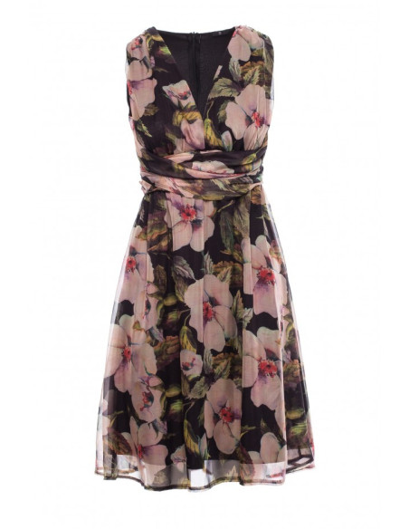 S225 Šifoninė suknelė be rankovių - 3 modelis