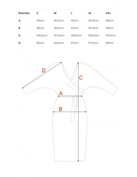 M524 Suknelė su vokeliais ir raštu - 2 modelis