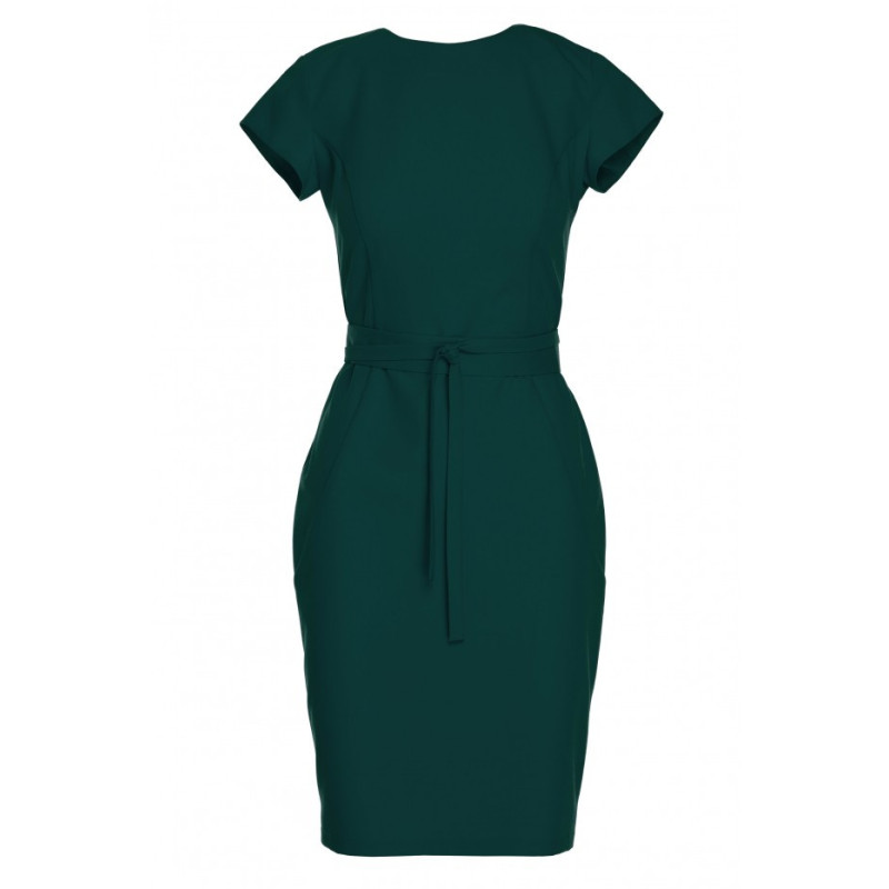 Tamsiai žalia suknelė 2