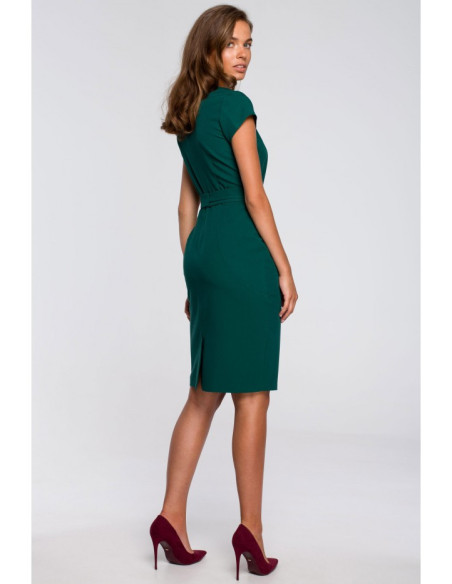 Tamsiai žalia suknelė