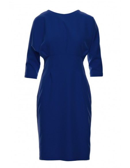 Tamsiai mėlyna suknelė