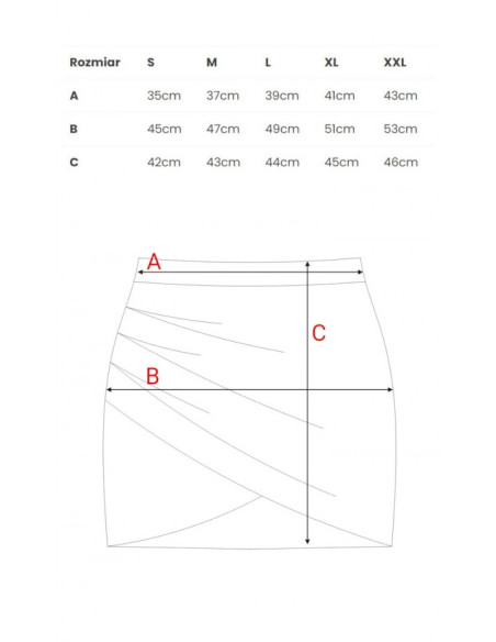 Juodas eko odos sijonas