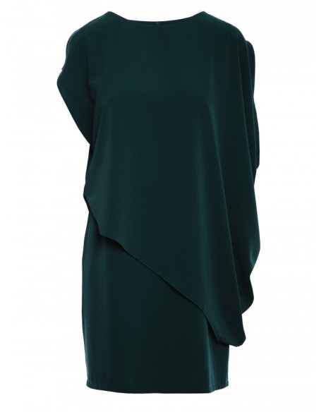 Tamsiai žalia suknelė