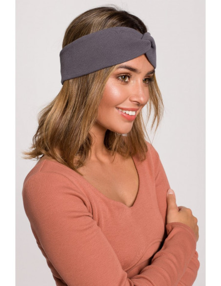 Tamsiai pilka galvos juosta