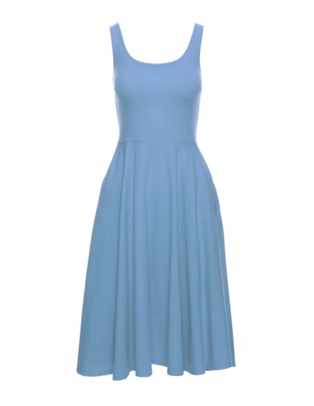 Šviesiai mėlyna suknelė