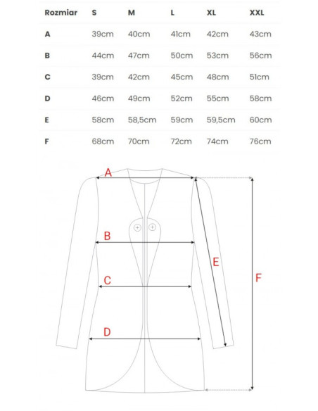 Raudonas švarkelis su sagomis