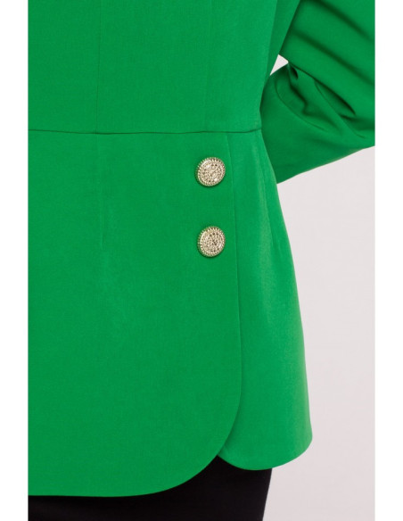 Žalias švarkelis su sagomis