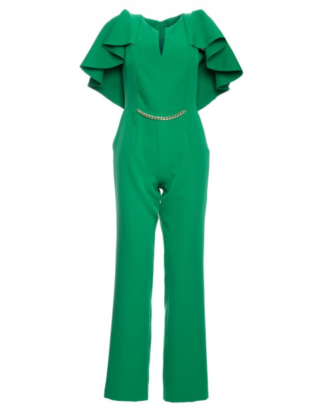 Žalias vientisas kombinezonas