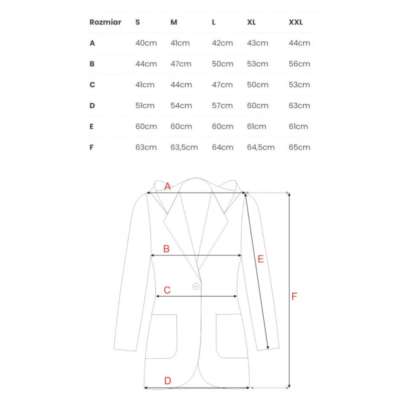 M691 Hooded blazer with single button - red 2