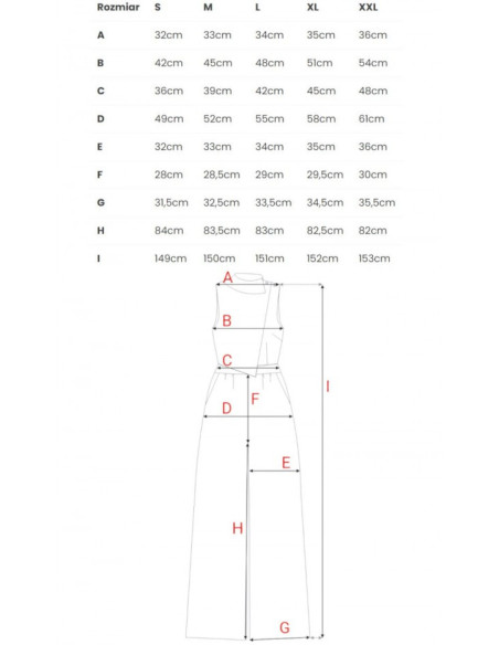 M702 Sleeveless jumpsuit with double layer top - powder