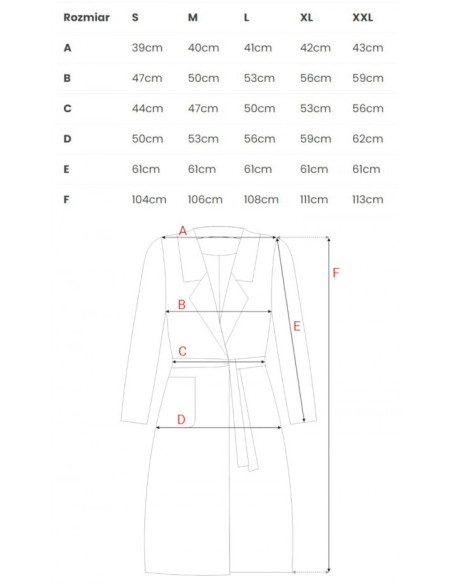 M708 Belted fleece coat with patch pockets - black