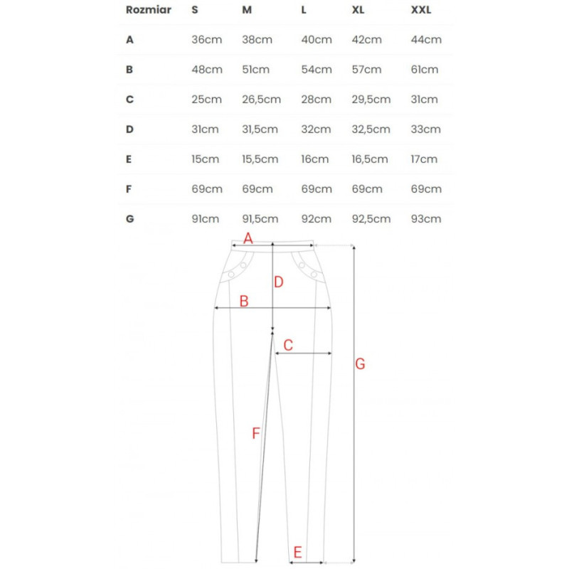 B243 Straight leg trousers leg with eyelets - black 2