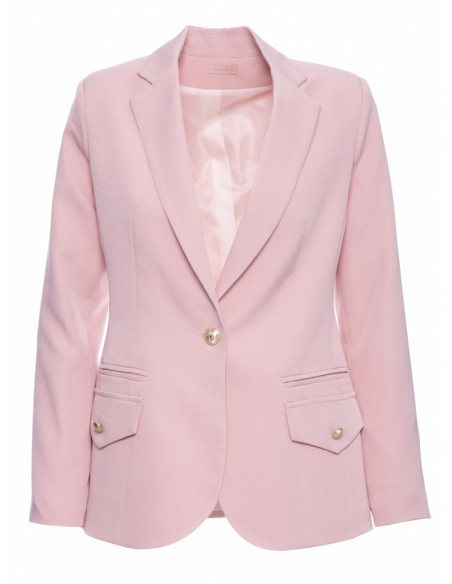 K141 Blazer with double flap pockets - crepe pink