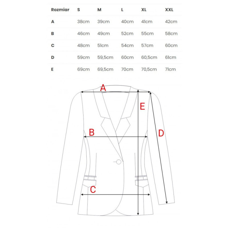 K141 Blazer with double flap pockets - black 2