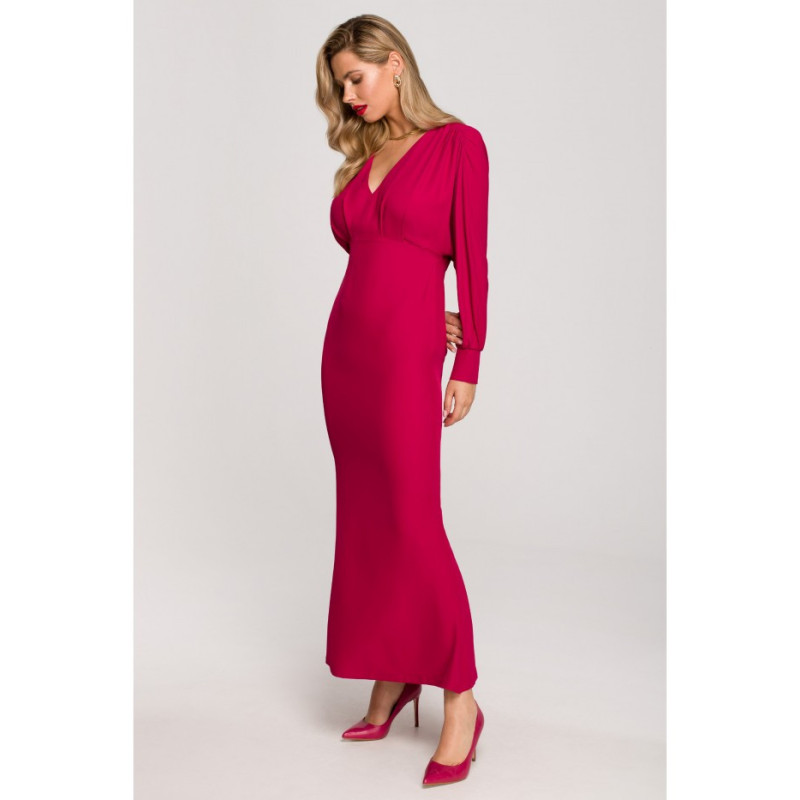 K143 Mermaid dress - plum