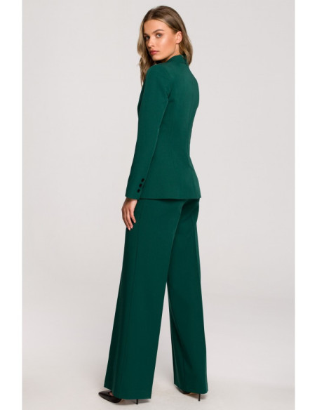 S310 Single button blazer keflavik - green