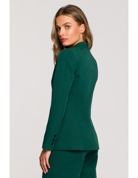 S310 Single button blazer keflavik - green