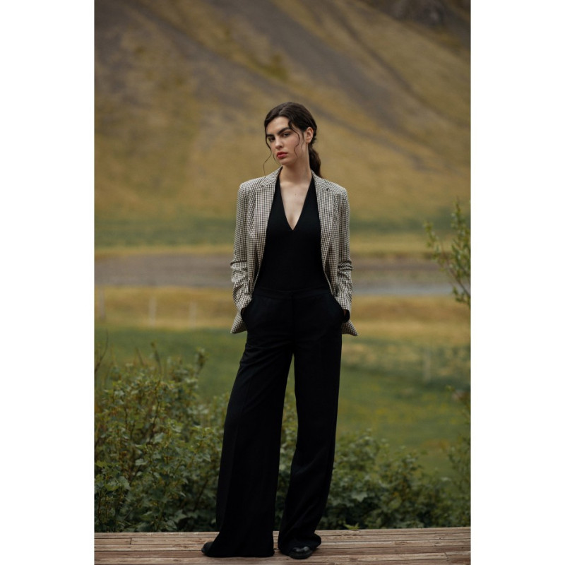 S311 Wide leg trousers - black