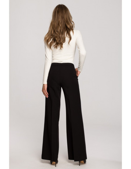 S311 Wide leg trousers - black