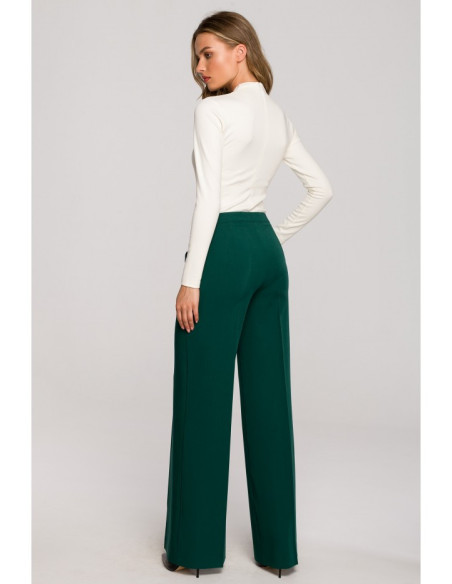 S311 Wide leg trousers - green