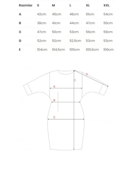 S324 Suknelė kimono rankovėmis - vienspalvė - slyvinė