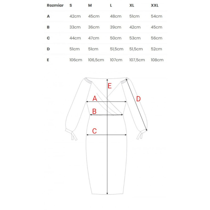 K152 Wrap dress with puff sleeves - royal blue 2