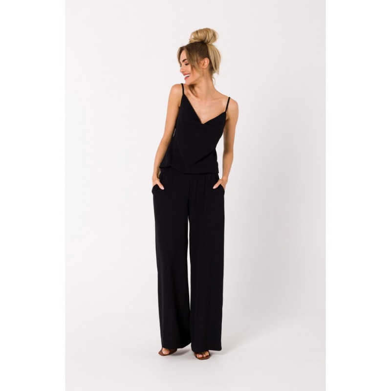 M737 Spaghetti strap jumpsuit - black