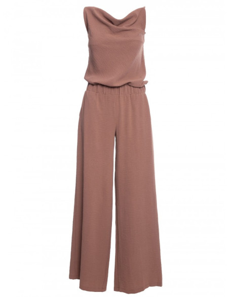 M737 Spaghetti strap jumpsuit - chocolate