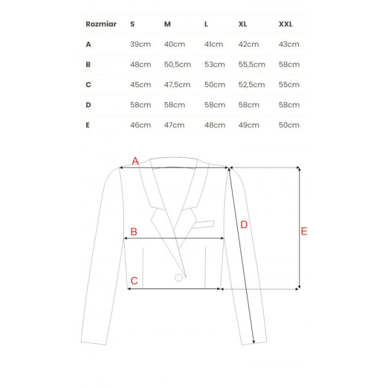 M745 Cropped blazer - fuchsia 2