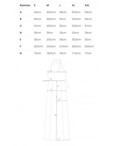 M746 Halter neck jumpsuit with a tie detail - black