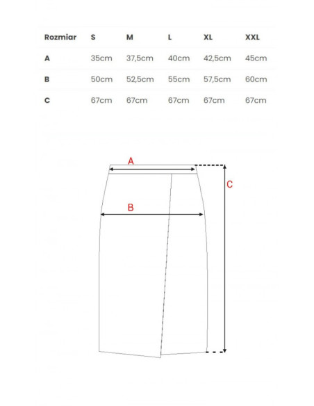 S343 A line skirt with a wrap detail - oceanblue