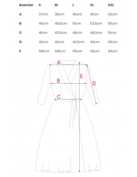 B255 Wrap dress with a shawl collar - black