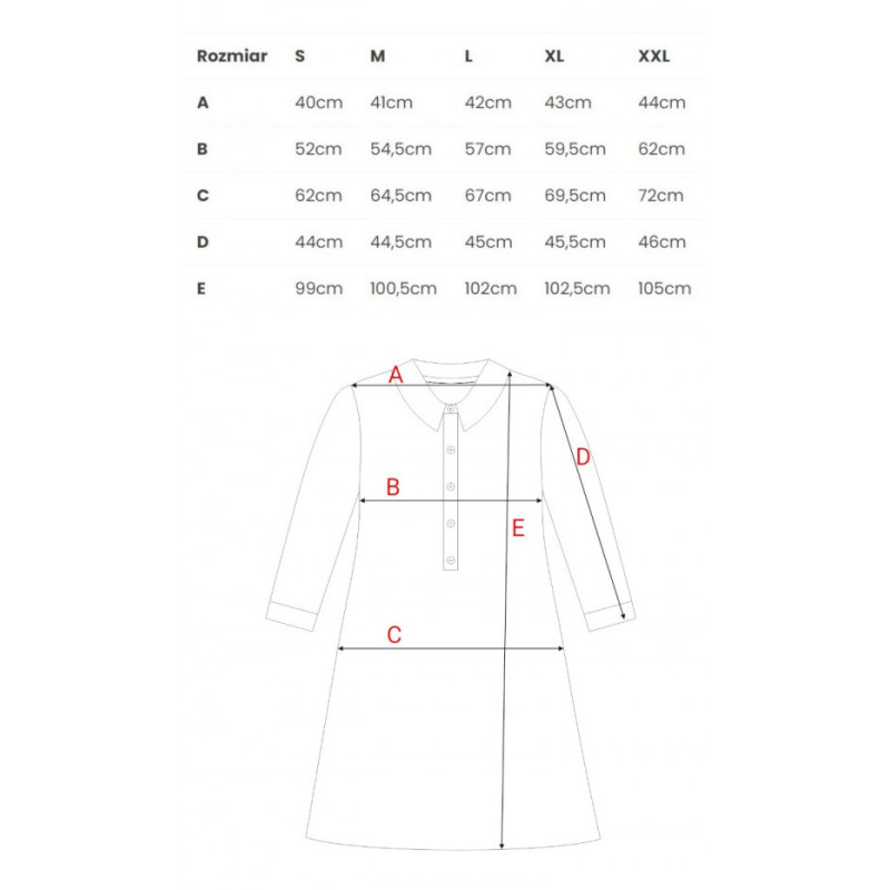 B257 Flared shirt dress - beige 2