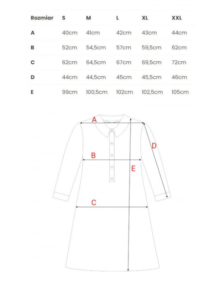 B257 Flared shirt dress - olive