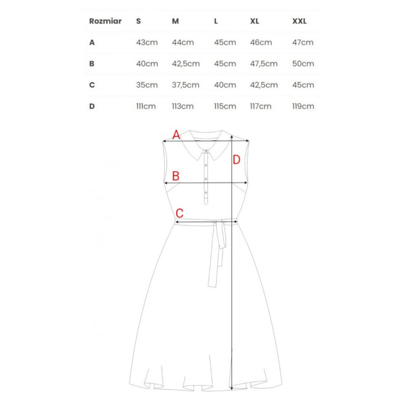 B261 Fit and flare cotton dress - green 2