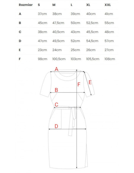 B263 Cotton dress with patch pockets - honey