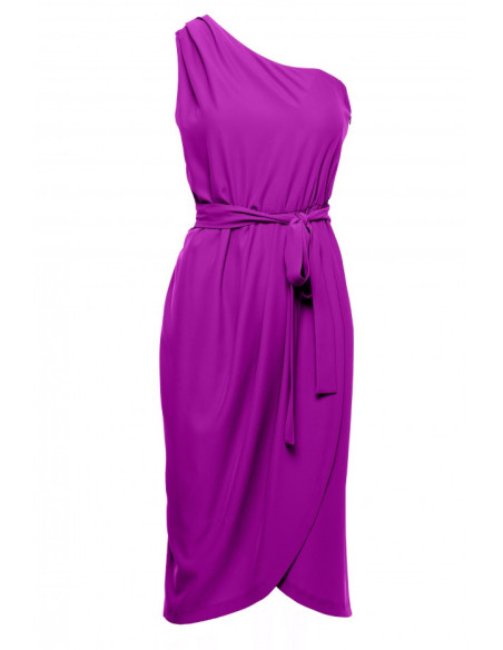 K160 One shoulder dress - lavender
