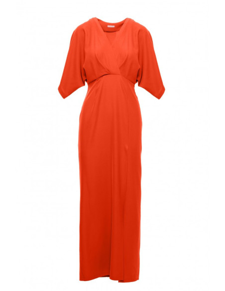 K163 Maxi dress - coral