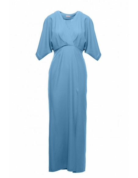 K163 Maxi dress - sky blue