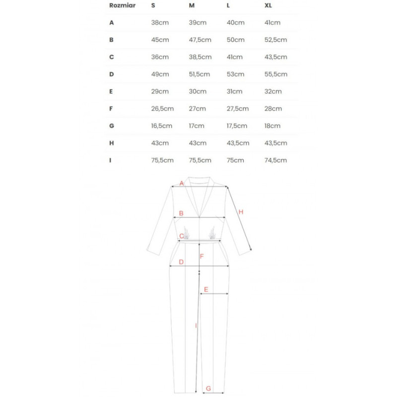 M751 Jumpsuit with shawl collar - red 2
