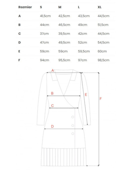 M752 Dress with pleated bottom hem - navy blue