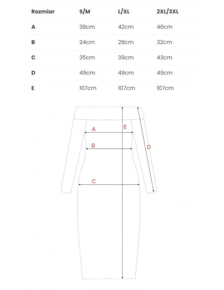 M757 Bodycon dress off shoulder detail - black