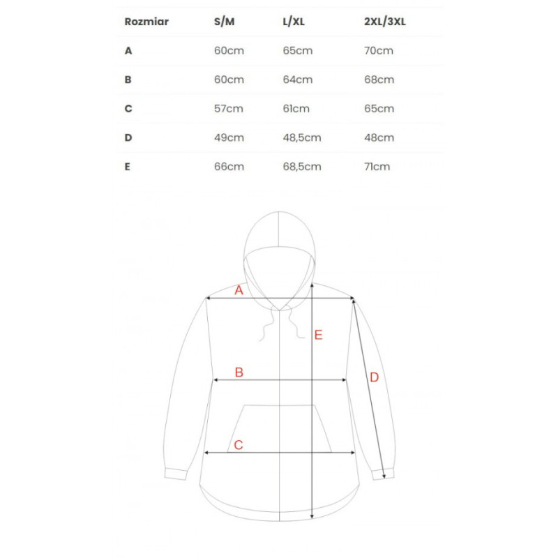 M761 Zipped hoodie with a kangaroo pocket - ecru 2