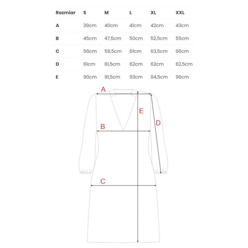 M767 V-neckline dress - graphite 2