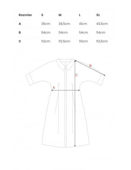 S351 Shirt dress with button down front - plum