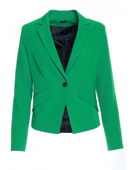 S353 Tailored single button blazer - green