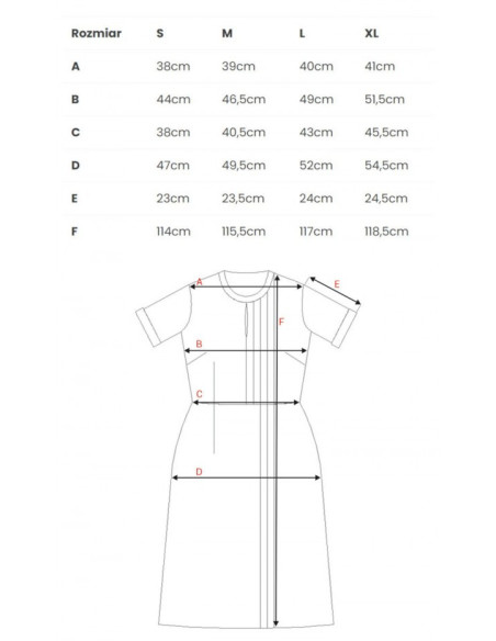 S361 Shift dress with pleats on the side - powder