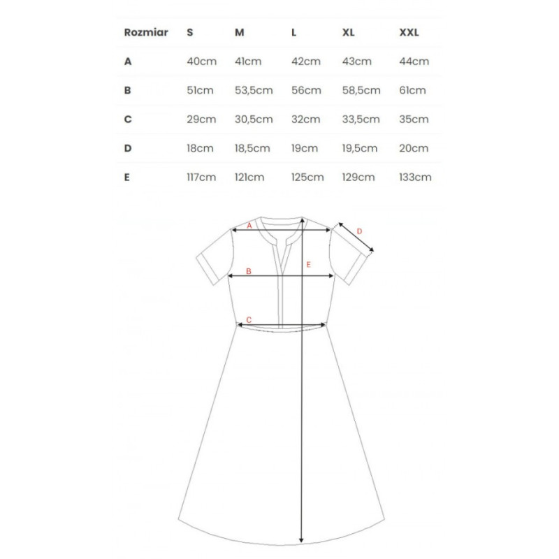 S366 Viscose dress with string tied waist - blue 2