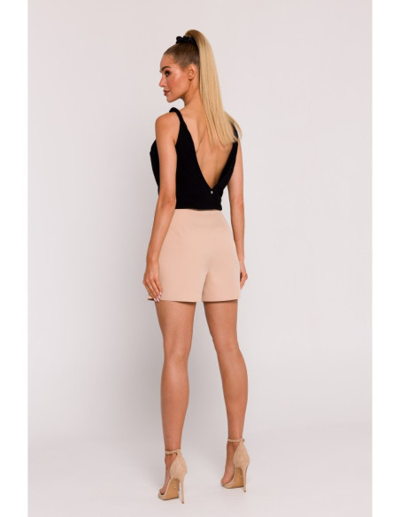 M775 Shorts with pleats - beige